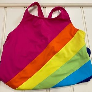 Lands End Girls One Piece Swimsuit